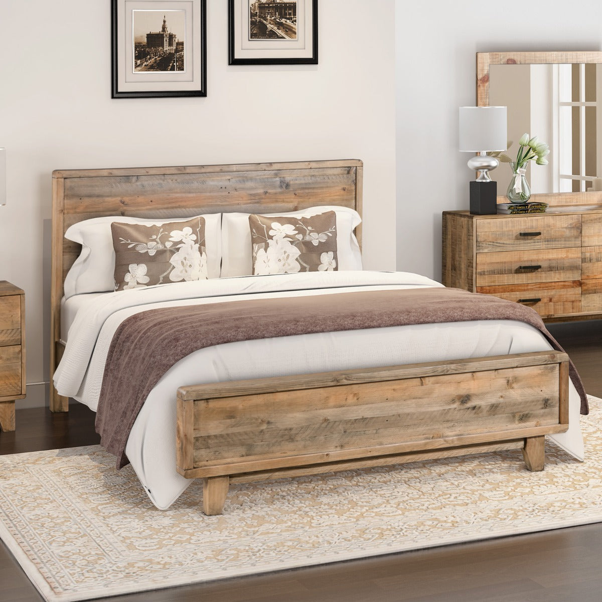 Woodstyle Queen Bed