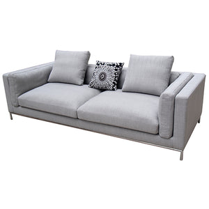 Carlton Grey Linen Fabric Cover Sofa