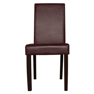 Montina Wooden Dining Chairs Brown 2x