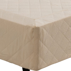 Mattress Base Double Size Beige