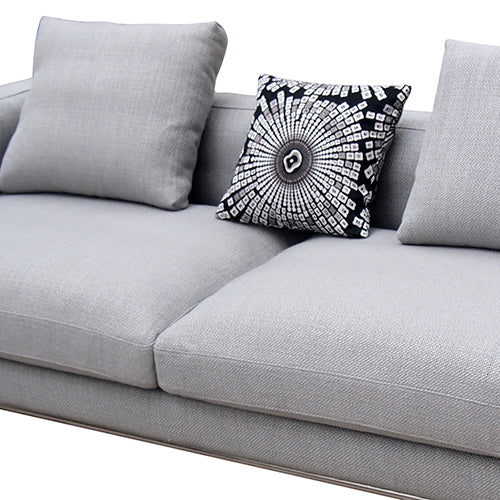 Carlton Grey Linen Fabric Cover Sofa