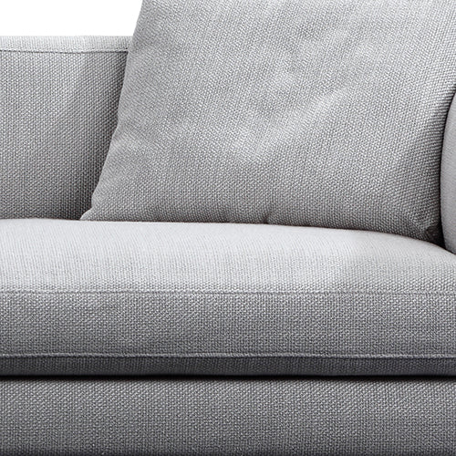 Carlton Grey Linen Fabric Cover Sofa