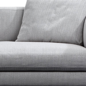 Carlton Grey Linen Fabric Cover Sofa