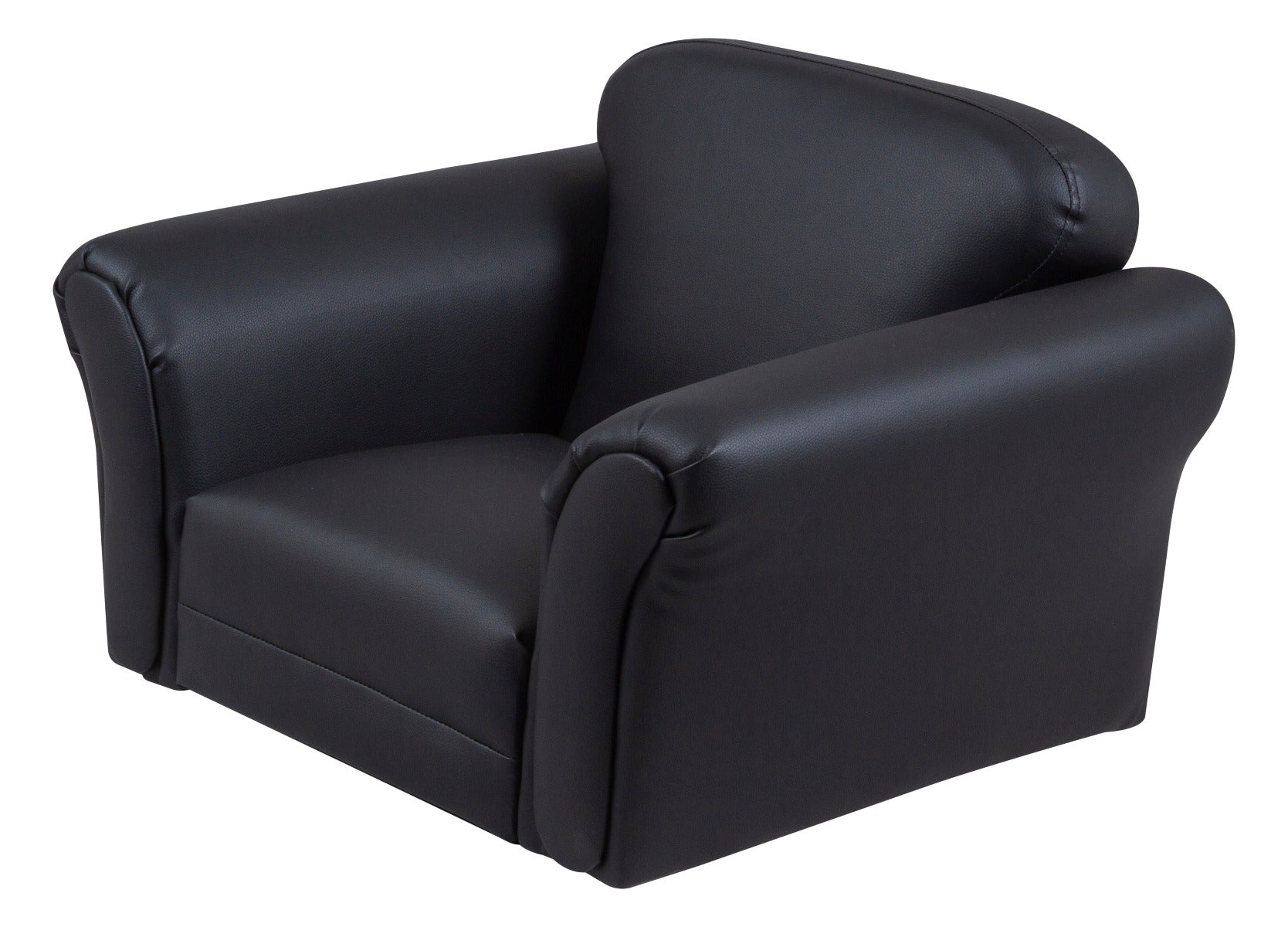 Kids Rocking Chair & Ottoman - Black