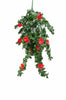 Hanging Red Rose Stem UV 85cm