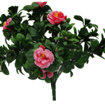 Pink Rose Bunch UV 45cm