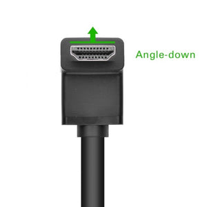 UGREEN Straight to down full copper HDMI right angle Cable 2M (10173)