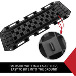 10T Heavy Duty Recovery Tracks Sand Track Snow Mud Tracks 10T Vehicle Black 4WD