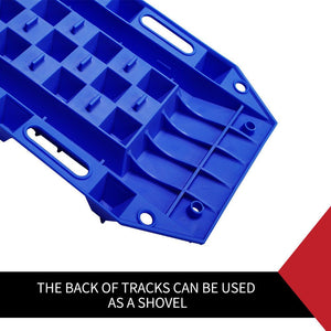 10T Heavy Duty Recovery Tracks Sand Track Snow Mud Tracks 10T Vehicle Blue 4WD