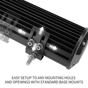 12inch CREE LED Work Light Bar Spot Flood OffRoad Fog Driving 4WD 4x4 Reverse