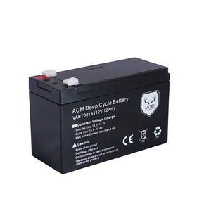 12V 12AH AMP Hour Battery AGM SLA Deep Cycle Dual Fridge Solar Power 12 VOLT