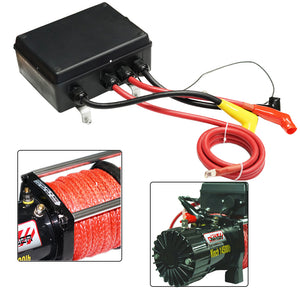 14500LBS Electric Winch Synthetic Rope Wireless Remote 6577kg 12V ATV 4WD Truck