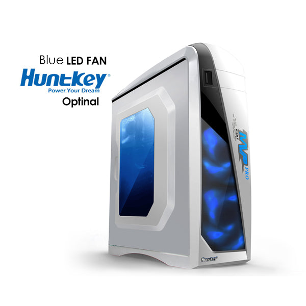  Huntkey MVP Pro  Gaming computer chassis - Blue (No PSU Included)