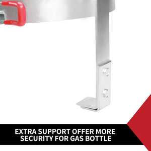 1pc GAS BOTTLE HOLDER 9 KG GALVANIZED FOR TRAILER CAMPING CARAVANS & 4WD'S