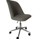Bergen Dark grey fabric gas lift home office chair