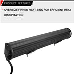 20inch Cree LED Light Bar Flood Spot Combo Offroad Work Driving 4WD Truck