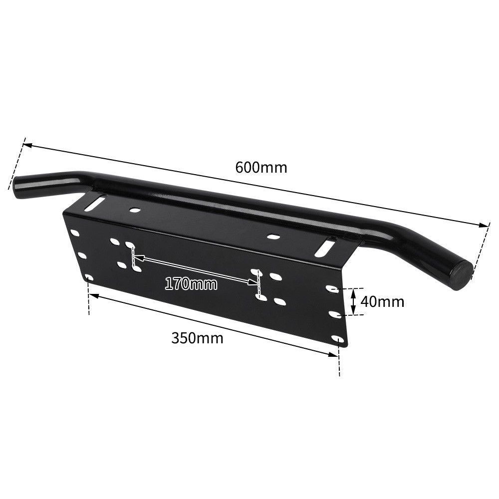 20inch LED Light Bar Osram Spot Flood combo Plus Number Plate Frame Offroad 4WD