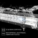 20inch LED Light Bar Osram Spot Flood combo Plus Number Plate Frame Offroad 4WD