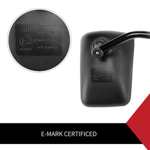 2 x TOWING MIRRORS PAIR CONVEX MIRROR UNIVERSAL FIT TOWING CARAVAN 4X4 TRAILER
