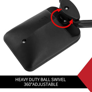 2 x TOWING MIRRORS PAIR UNIVERSAL MULTI FIT STRAP ON TOWING CARAVAN 4X4 TRAILER