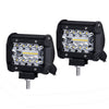 2x 4inch CREE LED Light Bar Spot Flood Combo Work Lamp Lightfox Vision Series