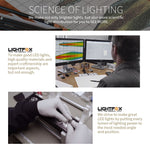 2x 4inch CREE LED Light Bar Spot Flood Combo Work Lamp Lightfox Vision Series