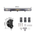 34inch Osram Cree LED Light Bar Triple Combo Driving Lightfox Utility Series
