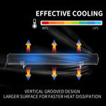 34inch Osram Cree LED Light Bar Triple Combo Driving Lightfox Utility Series