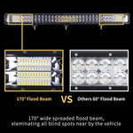 34inch Osram Cree LED Light Bar Triple Combo Driving Lightfox Utility Series
