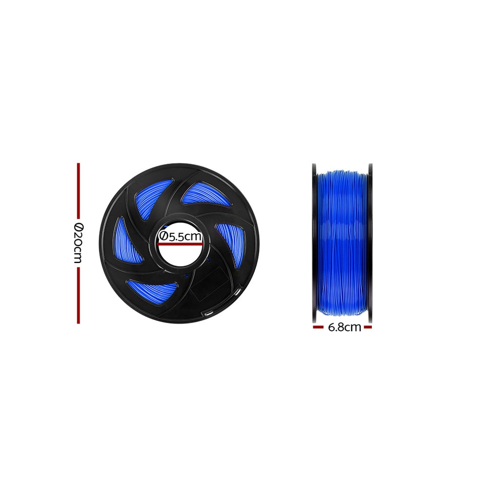 3D Printer Filament PLA 1.75mm 1kg per Roll Blue