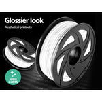 3D Printer Filament PLA 1.75mm 1kg per Roll White