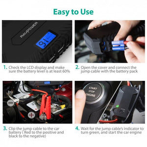 RAVPower 14000mAh Element Car Jump Starter & Power Bank