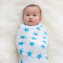  Fluro Blue 2-pk Swaddle by Aden and Anais