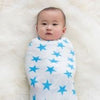  Fluro Blue 2-pk Swaddle by Aden and Anais