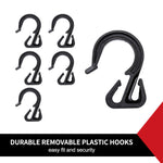 40x40cm Cargo Net Elasticated Bungee Luggage Storage Car Motorcycle Bike 6 Hooks