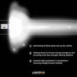 42inch Osram Philips LED Light Bar 5D Triple Flood Spot Offroad Driving 4WD 4x4