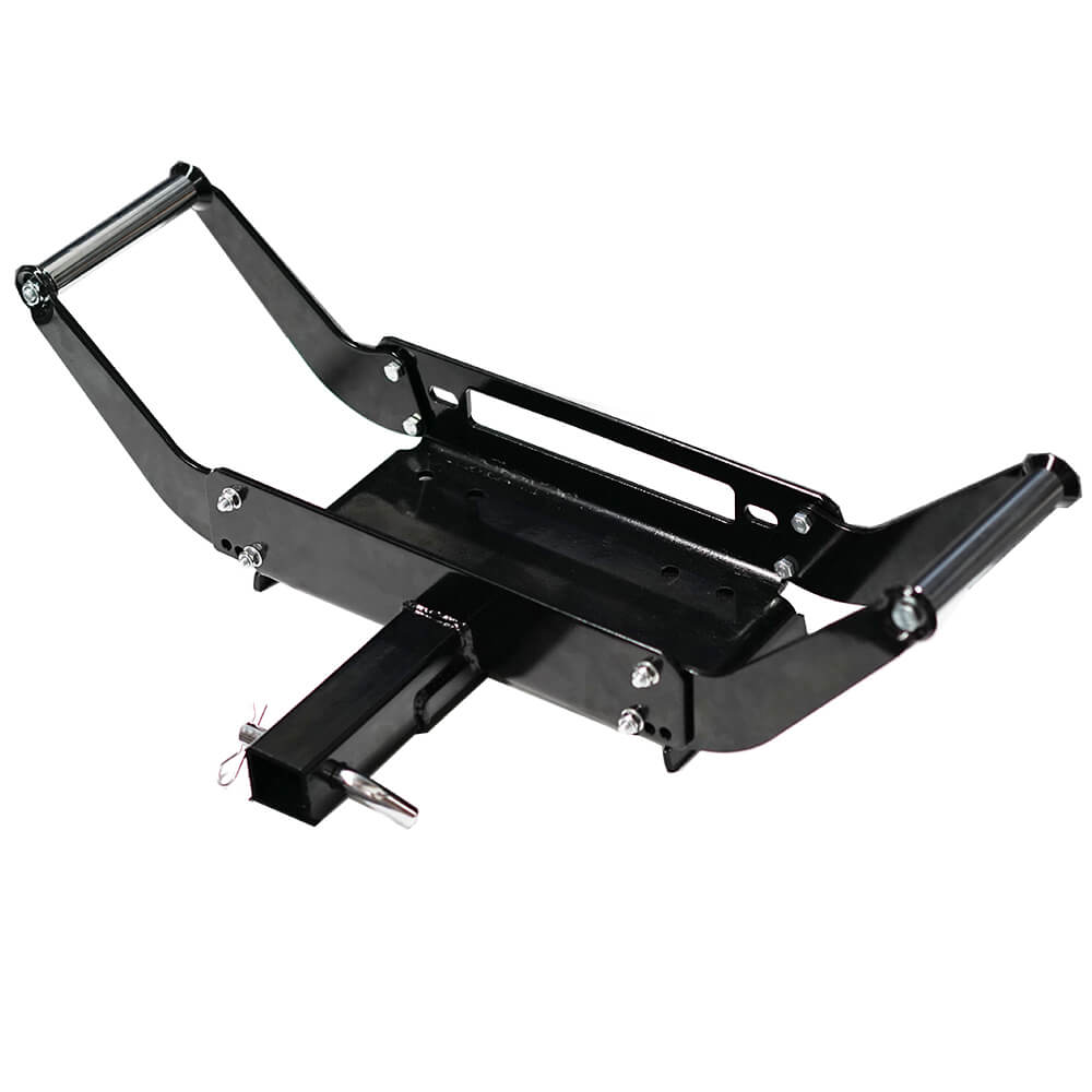 4WD Winch Cradle Mount Plate Bull Bar Steel 4WD ATV Jeep Truck Trailer Mounting