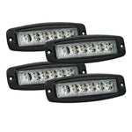 4x 7inch 30W LightFOX CREE LED Light Driving Flood Work Lamp Flush Mount