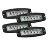 4x 7inch 30W LightFOX CREE LED Light Driving Flood Work Lamp Flush Mount