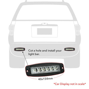 4x 7inch 30W LightFOX CREE LED Light Driving Flood Work Lamp Flush Mount