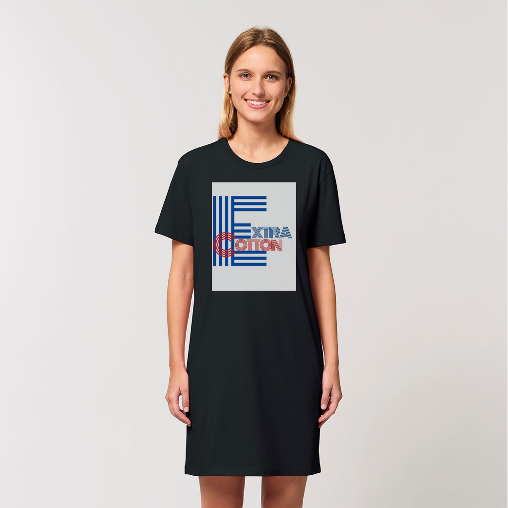 Colorful_Retro_Love_Typography_T-Shirt_2_540x Organic T-Shirt Dress