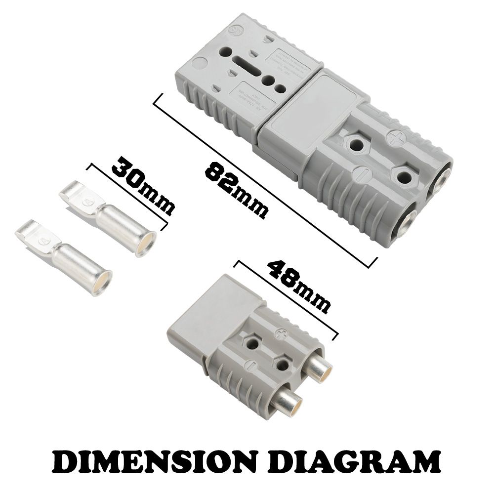 6 x Anderson Style Plug Premium 120AMP Exterior Connector DC Power SOLAR CARAVAN