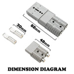 6 x Anderson Style Plug Premium 120AMP Exterior Connector DC Power SOLAR CARAVAN