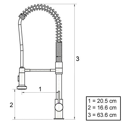 Basin Mixer Tap Faucet w/Extend -Kitchen Laundry Sink