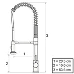 Basin Mixer Tap Faucet w/Extend -Kitchen Laundry Sink