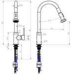 Basin Mixer Tap Faucet -Kitchen Laundry Bathroom Sink