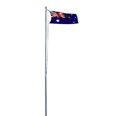 6.0m Flag Pole Full Set / Kit w Australian Flag