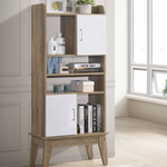 Display Shelves stand Cabinet Oak