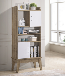 Display Shelves stand Cabinet Oak