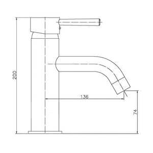 Basin Mixer Tap Faucet -Kitchen Laundry Bathroom Sink